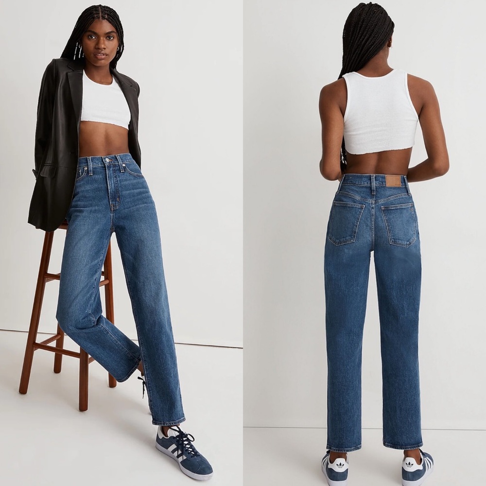 Madewell Women's Straight Leg Jeans - Blue